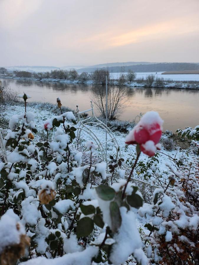 Haus An Der Weser Ferienwohnung Brevorde Eksteriør billede